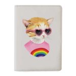 Rainbow Kitten passport cover